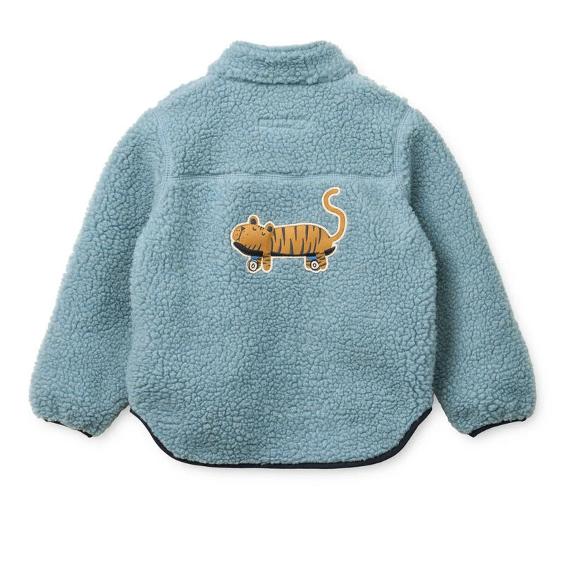 Liewood - Nolan Pile Jacket - Beach Blue - Swanky Boutique Malta 