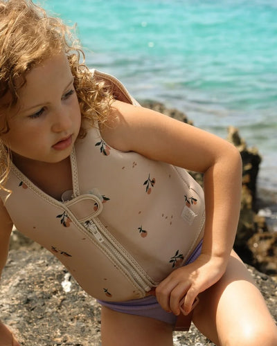 Liewood - Dove Swim Vest Peach Sea Shell - Swanky Boutique 