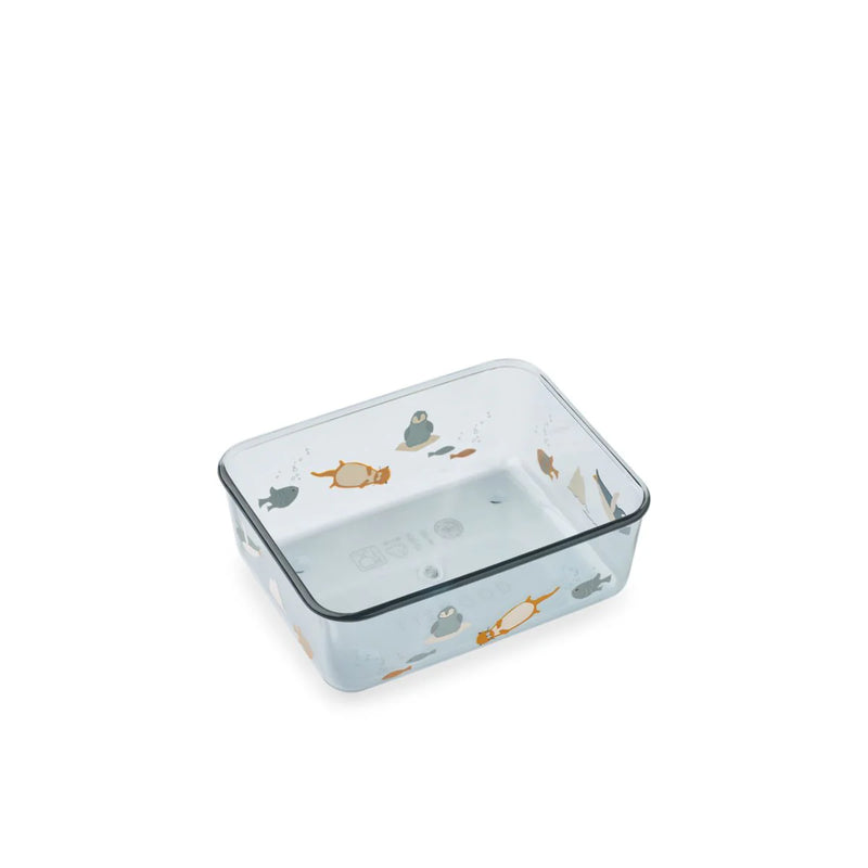 Liewood Ako Tritan Snack Box Arctic Sea Ocean view - Swanky Boutique Malta