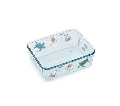 Liewood Ako Tritan Snack Box Sea Creature Sandy - Swanky Boutique 