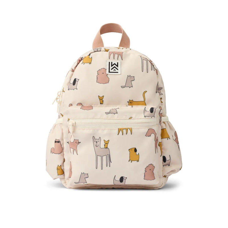 Liewood Andreas Backpack Cats and Dogs Sandy - Swanky Boutique 
