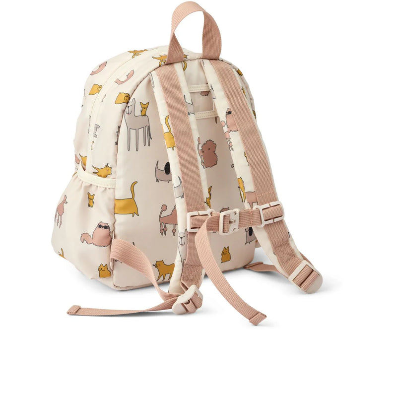Liewood Andreas Backpack Cats and Dogs Sandy - Swanky Boutique 