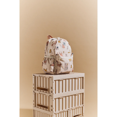 Liewood Andreas Backpack Cats and Dogs Sandy - Swanky Boutique 