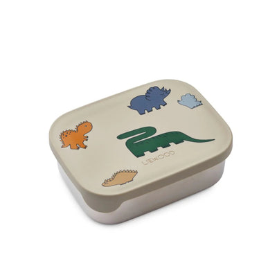 Liewood Arthur Printed Lunchbox Dinosaurs Mist - Swanky Boutique Malta