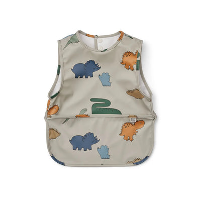 Liewood Bria Bib - Dinosaurs Mist - Swanky Boutique Malta