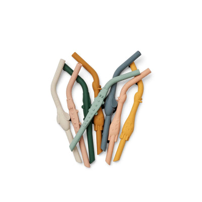 Liewood Carlson animal straws 8-pack - Swanky Boutique Malta