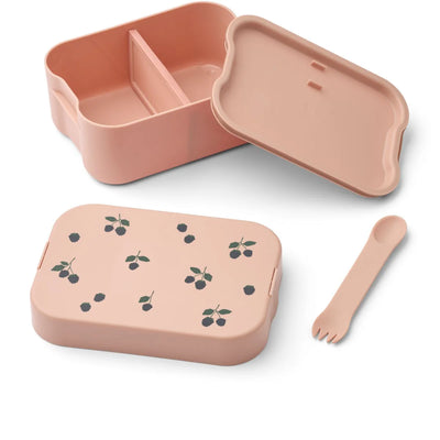 Liewood  Chelsey Printed Lunchbox Set Berry Pale Tuscany - Swanky Boutique Malta