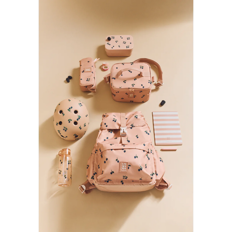 Liewood  Chelsey Printed Lunchbox Set Berry Pale Tuscany - Swanky Boutique Malta