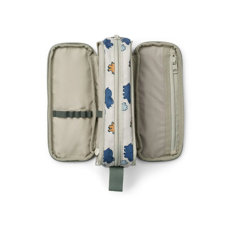Liewood Cindy Pencil Case - Dinosaurs Mist - Swanky Boutique