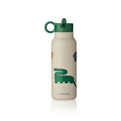 Liewood Falk Thermal Water Bottle, 350ml - Dinosaurs Mist - Swanky Boutique