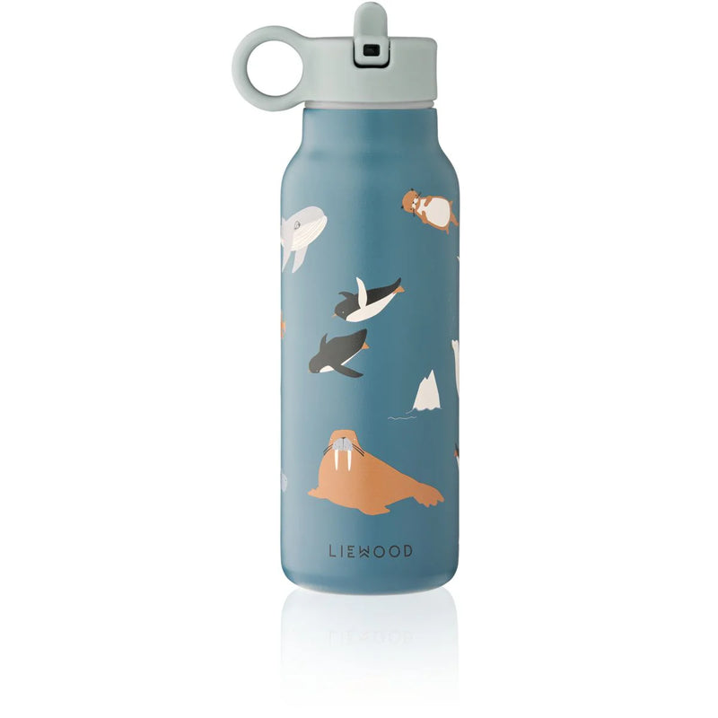 Liewood Falk Water Bottle 350 ml Arctic Sea Ocean view - Swanky Boutique 