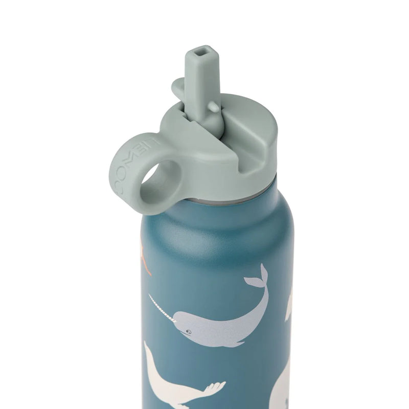 Liewood Falk Water Bottle 350 ml Arctic Sea Ocean view - Swanky Boutique 
