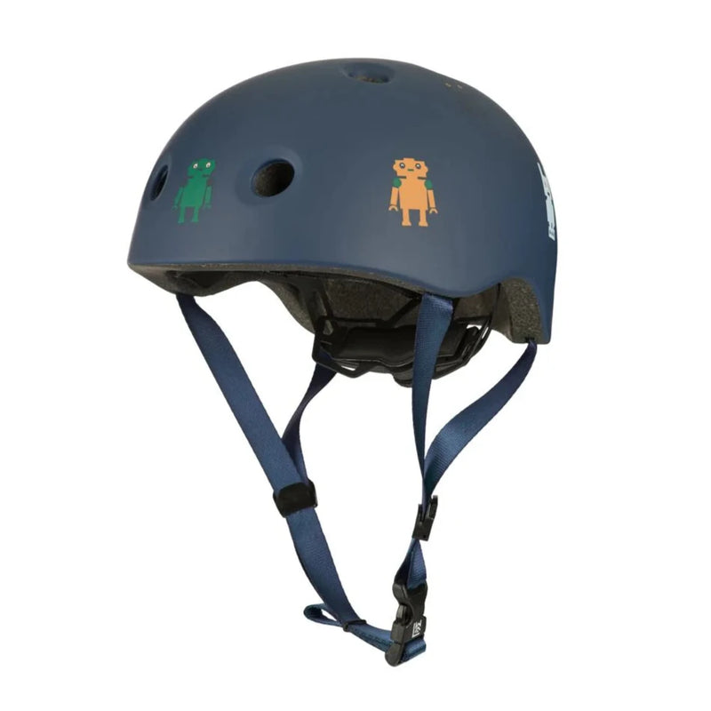 Liewood Hilary Bike Helmet Robots Indigo Blue - Swanky Boutique