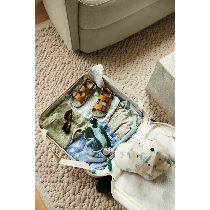 Liewood Hollie Hardcase Suitcase - Dinosaurs Mist - Swanky Boutique