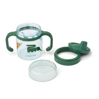 Liewood Kylo Tritan Sippy Cup Dinosaurs Mist - Swanky Boutique 