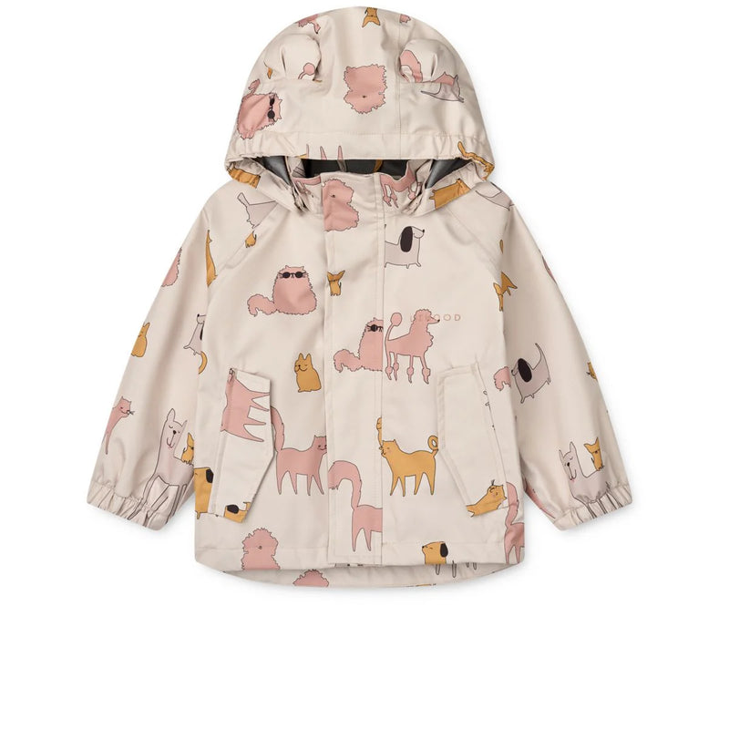 Liewood Manu Rainwear Set Cats and Dogs Sandy - Swanky Boutique