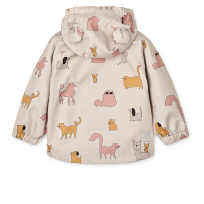 Liewood Manu Rainwear Set Cats and Dogs Sandy - Swanky Boutique