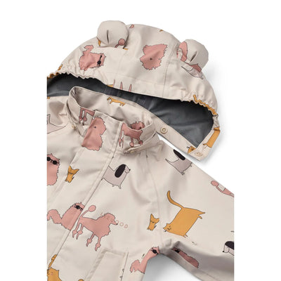 Liewood Manu Rainwear Set Cats and Dogs Sandy - Swanky Boutique