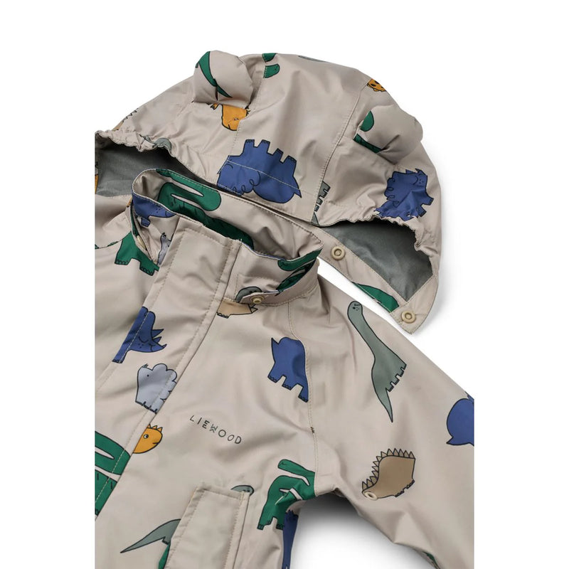 Liewood Manu Rainwear Set Dinosaurs Mist - Swanky Boutique