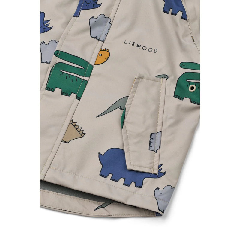 Liewood Manu Rainwear Set Dinosaurs Mist - Swanky Boutique