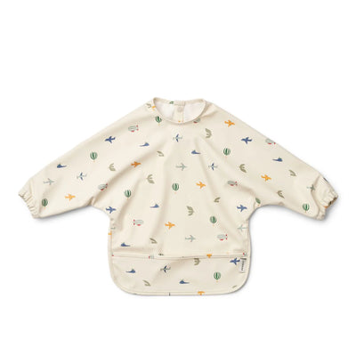 Liewood Merle Printed Cape Bib Aviator Ecru - Swanky Boutique