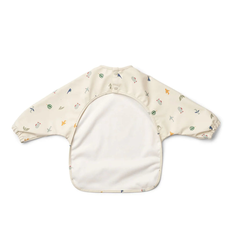 Liewood Merle Printed Cape Bib Aviator Ecru - Swanky Boutique