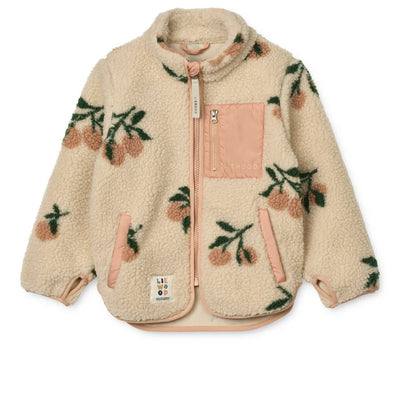 Liewood Nolan Pile Jacket Peach Sea Shell - Swanky Boutique