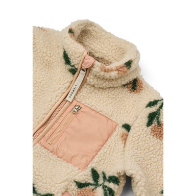 Liewood Nolan Pile Jacket Peach Sea Shell - Swanky Boutique