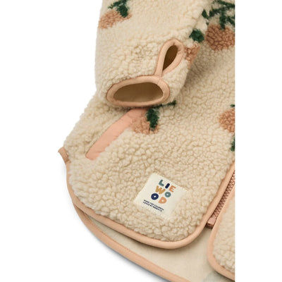 Liewood Nolan Pile Jacket Peach Sea Shell - Swanky Boutique