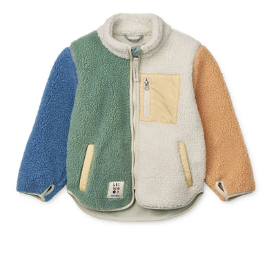 Liewood Nolan Pile Jacket - Peppermint Multi Mix Swanky Boutique 