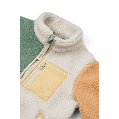 Liewood Nolan Pile Jacket - Peppermint Multi Mix Swanky Boutique 