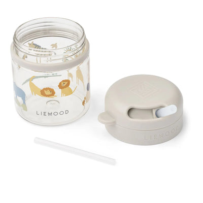 Liewood Pavia Tritan Straw Cup All Together/Sandy- Swanky Boutique Malta 