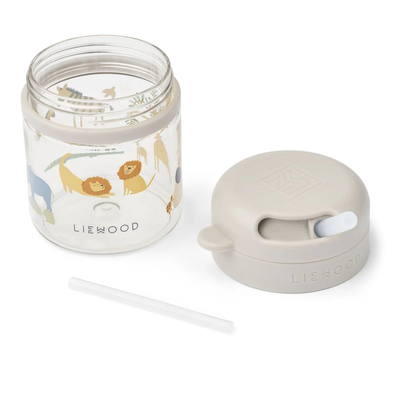 Liewood Pavia Tritan Straw Cup All Together/Sandy- Swanky Boutique Malta 
