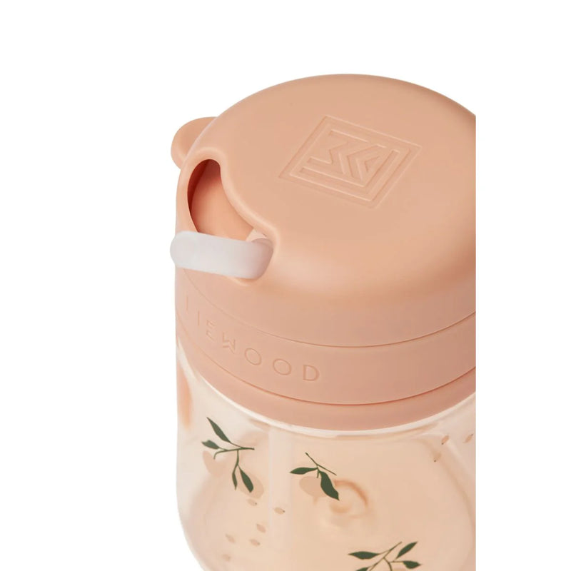 Liewood Pavia Tritan Straw Cup Peach/Sea/Shell -Swanky Boutique Malta
