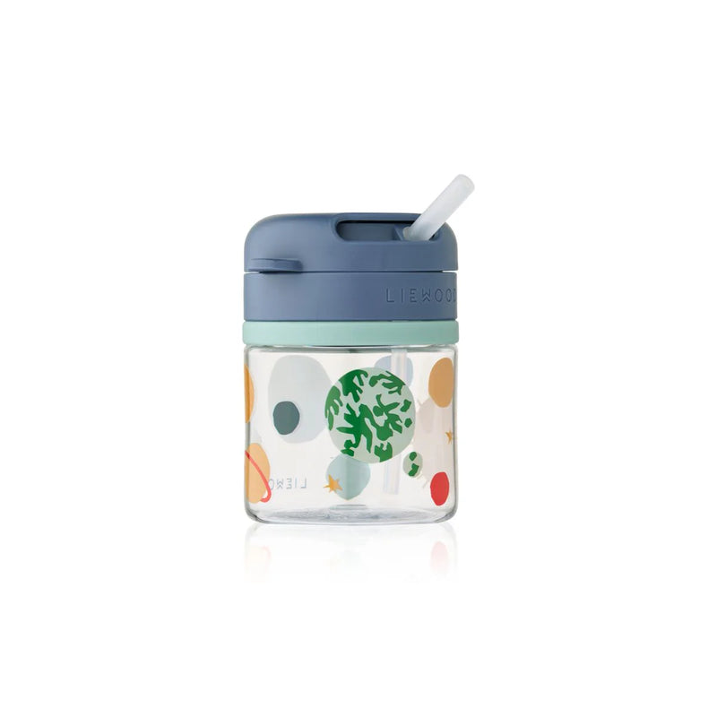Liewood Pavia Tritan Straw Cup Universe Classic Navy - Swanky Boutique Malta