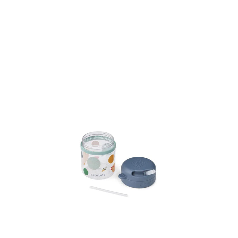 Liewood Pavia Tritan Straw Cup Universe Classic Navy - Swanky Boutique Malta