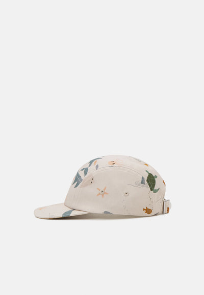 Liewood Rory Printed Cap - Sea Creature Sandy - Swanky Boutique