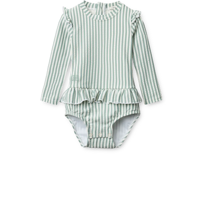 Liewood Sille Seersucker Baby Swimsuit - Swanky Boutique Malta