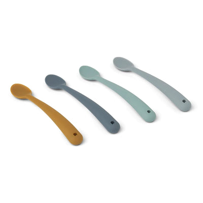 Liewood Siv Feeding Spoon Blue Multi Mix - Swanky Boutique