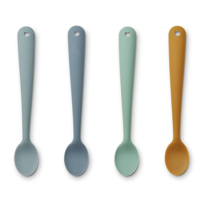 Liewood Siv Feeding Spoon Blue Multi Mix - Swanky Boutique