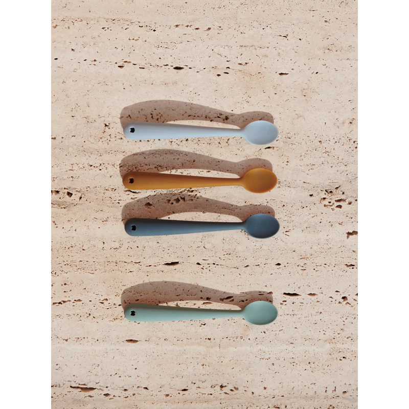 Liewood Siv Feeding Spoon Blue Multi Mix - Swanky Boutique