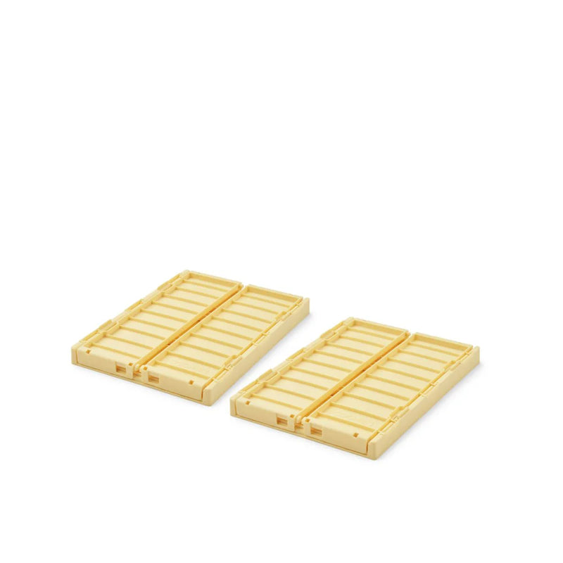 Liewood Weston Small Storage Box 2-Pack Lemonade - Swanky Boutique Malta