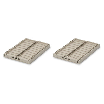 Liewood Weston Small Storage Box 2-Pack Sandy - Swanky Boutique Malta