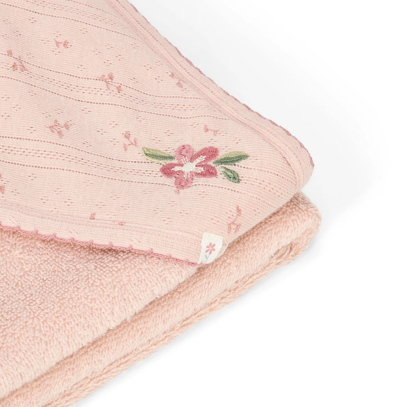 Little Ducth - Hooded Towel - Pure Blossom Pink - Swanky Boutique Malta 