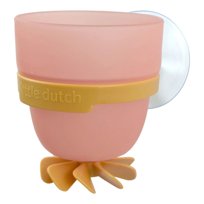 Little Dutch - Bath Wall Cups, Flower - Pink - Swanky Boutique Malta 