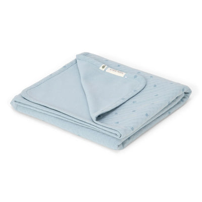 Little Dutch - Blanket - Pure Denim Blue - Swanky Boutique Malta 