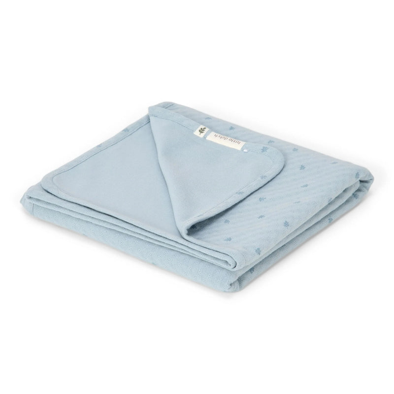 Little Dutch - Blanket - Pure Denim Blue - Swanky Boutique Malta 