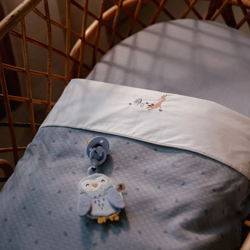 Little Dutch - Blanket - Pure Denim Blue - Swanky Boutique Malta 