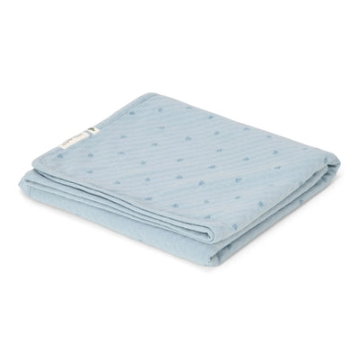 Little Dutch - Blanket - Pure Denim Blue - Swanky Boutique Malta 