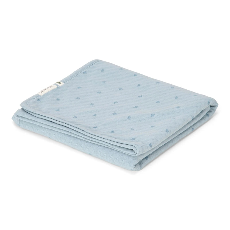 Little Dutch - Blanket - Pure Denim Blue - Swanky Boutique Malta 